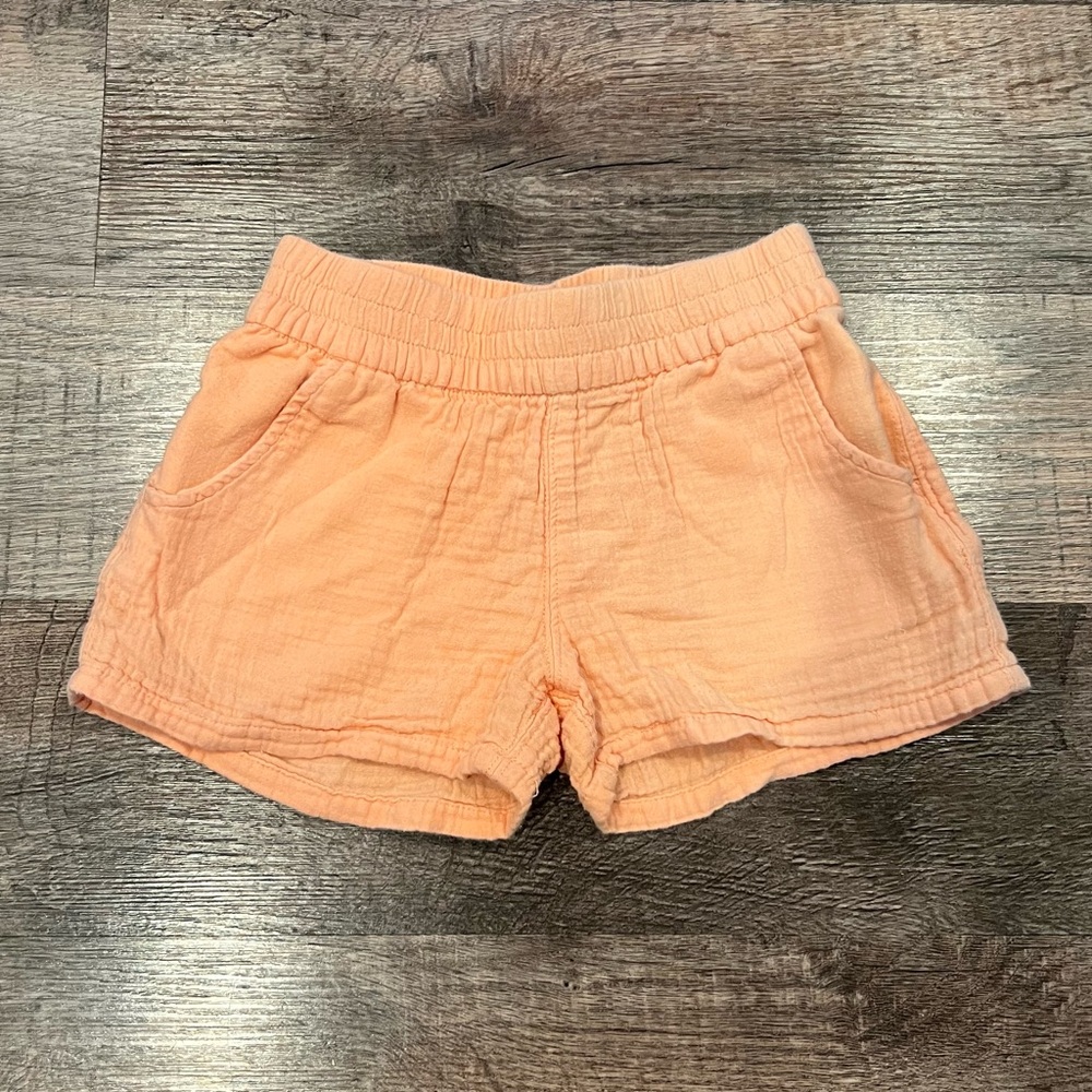 Cat & Jack Girls Lightweight Orange Shorts Size Small